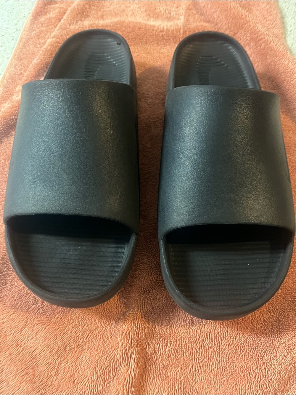 Black Slide Sandals